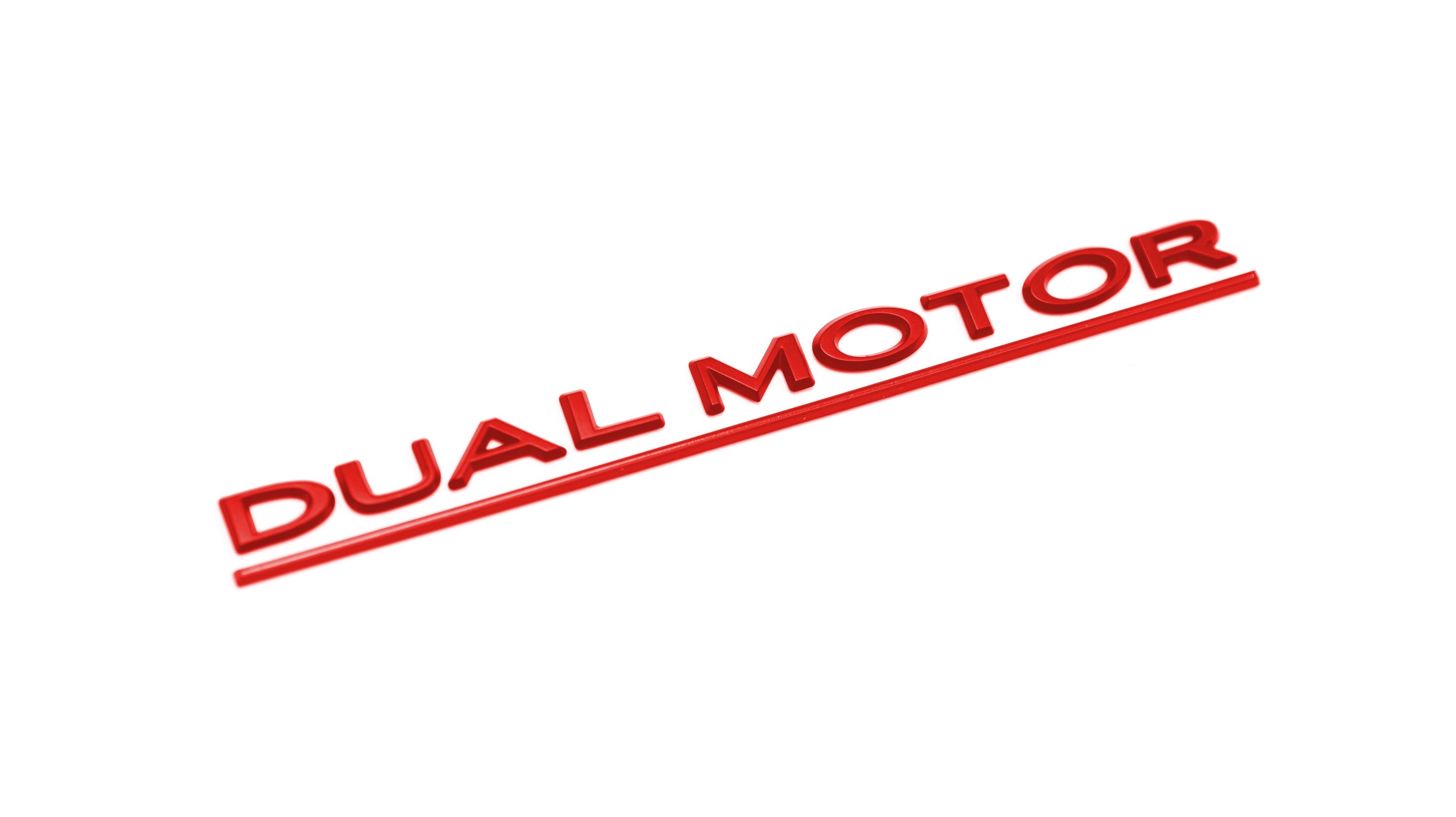 Dual Motor Schriftzug für das Tesla Model 3/Y - Shop4Tesla