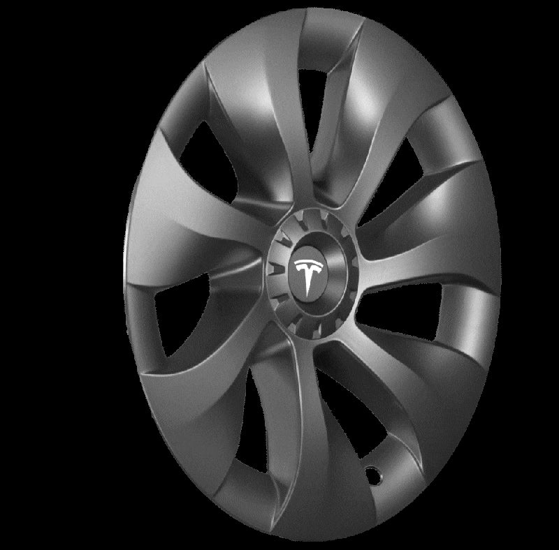 Turbo Radkappen im Turbinen Design für das Tesla Model Y – Shop4Tesla
